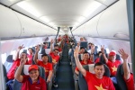 Vietnam Airlines đưa 300 cổ động viên bay thẳng sang Dubai cổ vũ đội tuyển Việt Nam