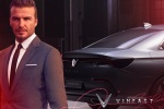 David Beckham là người đầu tiên trải nghiệm xe VinFast tại Paris Motor Show 2018