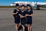 Nữ tiếp viên hàng không Triều Tiên được mặc váy ngắn, hở cổ
