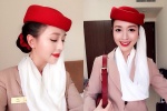 Nữ tiếp viên hàng không Việt xinh đẹp gây ấn tượng ở Dubai