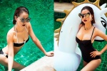 Ca sĩ Maya khoe thân hình cực nóng bỏng với bikini 