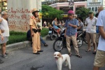 CSGT cùng người dân bắt 2 kẻ trộm chó giữa Thủ đô