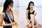 Hoa hậu Trần Thị Quỳnh khoe thân hình gợi cảm với áo tắm