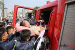 Hà Nội: Hy hữu cảnh sát đưa nạn nhân bằng xe cứu hỏa đến bệnh viện