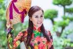 Nữ hoàng doanh nhân Kim Chi duyên dáng, sang trọng với áo dài 