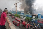 Đang cháy dữ dội gần Keangnam Hà Nội