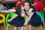 Elly Trần và con gái diện đồ đôi trình diễn thời trang
