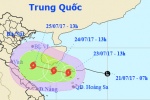 Tin bão cấp 8 hướng Thanh Hoá - Quảng Bình