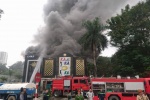 Cháy lớn tại quán karaoke gần khu đô thị Linh Đàm