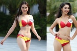 Thí sinh Hoa hậu Việt Nam lộ nhược điểm khi diện bikini