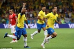 Xem nhanh diễn biến trận: Brazil hoà Thụy Sĩ 1-1