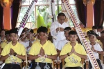 Đội bóng nhí Thái Lan chuẩn bị xuống tóc, vào chùa đi tu