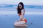 Bạn gái hot girl của Quang Hải ngày càng sexy 