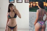 Bạn gái Đặng Văn Lâm mặc bikini bé tí khoe đường cong bốc lửa 
