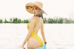 Mỹ nhân showbiz Việt khoe dáng gợi cảm với áo tắm 