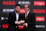 Messi lần thứ 6 nhận danh hiệu Chiếc giày vàng châu Âu 