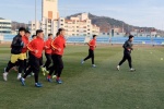 U23 Việt Nam tập dưới giá rét 5 độ C tại Hàn Quốc