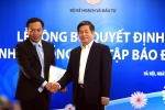 Bộ trưởng Bùi Quang Vinh trao quyết định bổ nhiệm Tổng Biên tập Báo Đầu tư