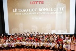Lotte trao học bổng cho sinh viên Việt Nam