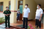 Chủ tịch Cà Mau kiểm tra công tác phòng, chống dịch bệnh Covid-19 tại huyện Trần Văn Thời