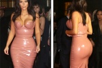 Kim Kardashian mặc váy bó sát khoe đường cong bốc lửa