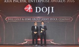 DOJI tiếp tục được vinh danh Doanh nghiệp xuất sắc châu Á tại APEA 2026