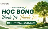 Cathay Life Việt Nam trao tặng học bổng tại các trường đại học ở TP. Hồ Chí Minh