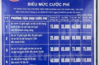 Thu phí cao tốc Pháp Vân – Cầu Giẽ cao nhất là 180.000 đồng/lượt