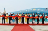 Vietnam Airlines đưa Boeing 787 xông đất Cảng hàng không quốc tế mới Cát Bi