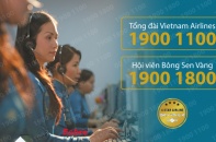 Vietnam Airlines ra mắt số điện thoại chăm sóc khách hàng mới và Hội viên Bông Sen Vàng 