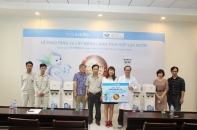 Karofi tặng nước uống tinh khiết cho các bệnh viện lớn