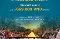 Cơ hội “săn vé” ưu đãi lớn nhất năm của Vietnam Airlines