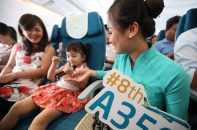 Siêu máy bay” Airbus A350 của Vietnam Airlines đã vận chuyển 2,2 triệu lượt khách