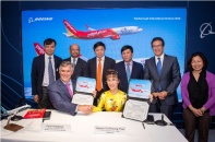 Boeing bán lô 100 máy bay Boeing737 Max trị giá 12,7 tỷ USD cho Vietjet