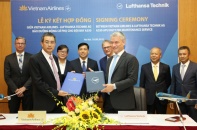 Vietnam Airlines và Lufthansa Technik ký hợp đồng bảo dưỡng động cơ phụ cho đội bay Airbus A350 