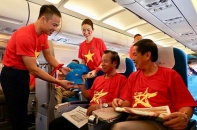 Vietnam Airlines bố trí máy bay riêng đón đoàn thể thao Việt Nam và đội tuyển Olympic 