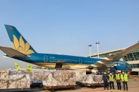 Vietnam Airlines dùng siêu tàu bay B788-9 và A350 vận chuyển hàng hóa để duy trì doanh thu