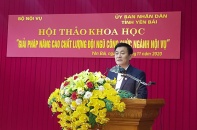 Tiếp nhận Phó chủ tịch UBND tỉnh Yên Bái làm cán bộ Bộ GTVT