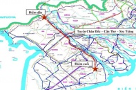 Đầu tư 44.306 tỷ đồng xây đường cao tốc Châu Đốc - Cần Thơ - Sóc Trăng