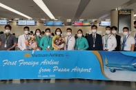 Vietnam Airlines nối lại đường bay Hà Nội - Busan 