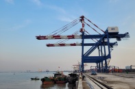 Cục Hàng hải báo cáo viêc Cảng VIMC Đình Vũ đón tàu container 
