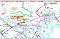 Trình lại phương án đầu tư xây dựng cao tốc Mỹ An - Cao Lãnh
