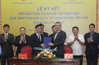 Vietnam Airlines và tỉnh Sơn La ký kết thỏa thuận hợp tác toàn diện