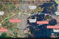 Chưa tìm đủ nhà thầu xây đường nối vào cao tốc Biên Hoà - Vũng Tàu