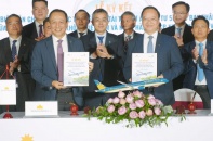 Vietnam Airlines và Vietcombank hợp tác thu xếp vốn cho Dự án 50 máy bay thân hẹp