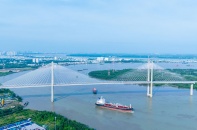 Khánh thành cầu dây văng Bình Khánh - cầu có tĩnh không cao nhất Việt Nam