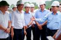 Bộ trưởng Bộ Xây dựng kiểm tra tiến độ hai tuyến cao tốc qua Lạng Sơn, Cao Bằng 