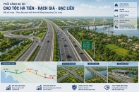 Chốt thứ tự ưu tiên các đoạn tuyến cao tốc Hà Tiên - Rạch Giá - Bạc Liêu
