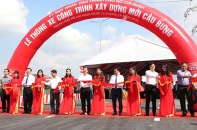 Sau 5 năm thi công, TP.HCM thông xe cầu Bưng, kết nối quận Bình Tân với Tân Phú