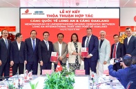 Cảng Quốc tế Long An ký kết hợp tác với Cảng Oakland (Hoa Kỳ)